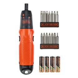 BLACK+DECKER - FR 19 Piece Alkaline Screwdriver and Screwdriving Set - A7073