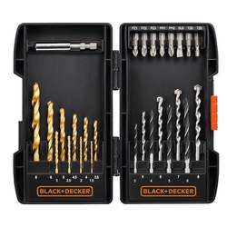 BLACK+DECKER - FR 27 Piece Mixed Case with Tin Bits - A7177