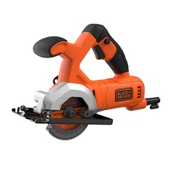 BLACK+DECKER - Scie Circulaire filaire compacte 400W  85mm de diamtre de lame  2 lames - BES510K