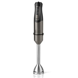 BLACK+DECKER - Mixeur  main 1000W en acier inoxydable avec accessoires - BXHBA1000E