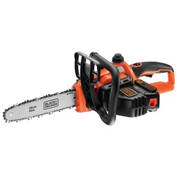 BLACK+DECKER - Trononneuse sans fil  25 cm  18 V  2 Ah  35 ms  1 batterie  Double interrupteur de scurit et protection main gauche - GKC1825L20