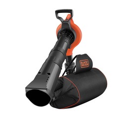 BLACK+DECKER - Aspirateur Souffleur Broyeur de feuilles filaire  3000 W  Volume daspiration  14 m3min  Capacit  70 L  1 embout concentrateur 1 griffe rteau et 1 sangle - GW3031BP