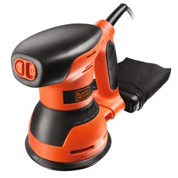 BLACK+DECKER - Ponceuse excentrique 125mm  260W - KA198