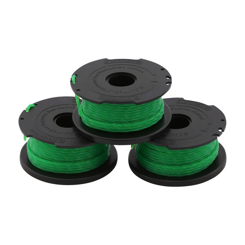 BLACK+DECKER - Replacement Spool  Line 6M 2mm Pack of 3 - A6486