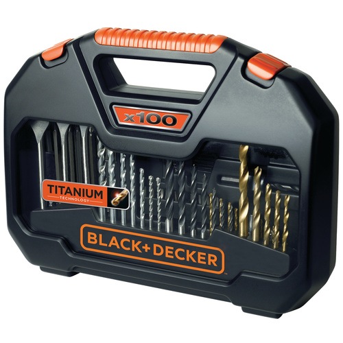 BLACK+DECKER - Mixed Drilling  Screwdriving set in Premium Case - A7187