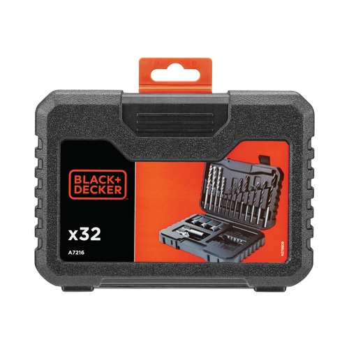 BLACK+DECKER - Coffret perage vissage 32 pices - A7216