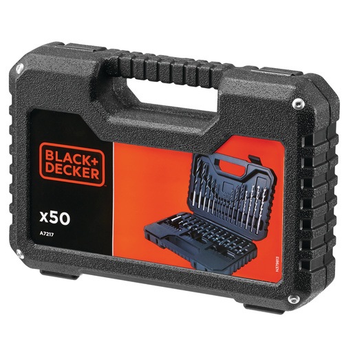 BLACK+DECKER - Coffret perage vissage 50 pices - A7217