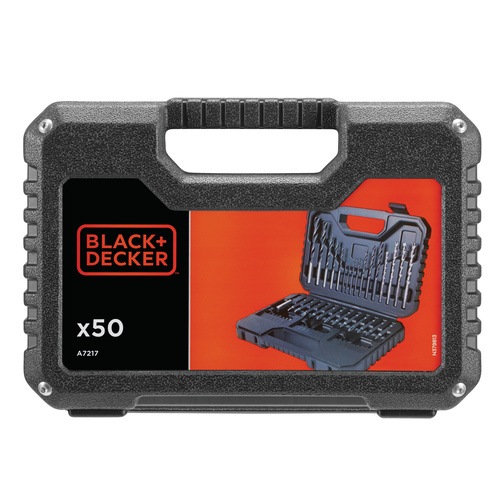 BLACK+DECKER - Coffret perage vissage 50 pices - A7217