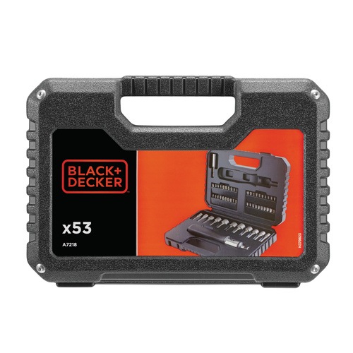 BLACK+DECKER - Coffret accessoires de vissage 53 pices - A7218