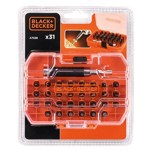 BLACK+DECKER - 31 Piece Screwdriving Set - A7228
