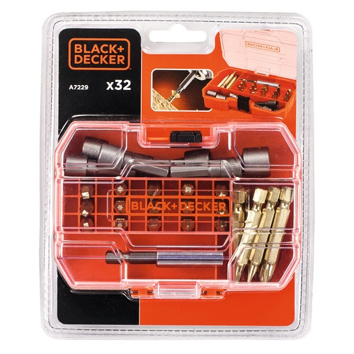 BLACK+DECKER - 32 Piece Screwdriving Set - A7229