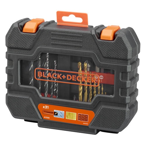 BLACK+DECKER - 31 Piece Drilling  Screwdriving Set - A7233