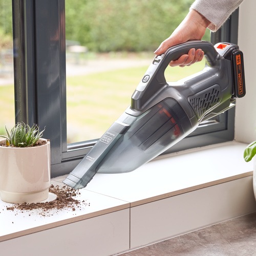 BLACK+DECKER - Aspirateur  main BANSHEE POWERCONNECT 18V  Autonomie 14 min  43 Air Watts  500 ml  Fourni sans batterie - BCHV001B