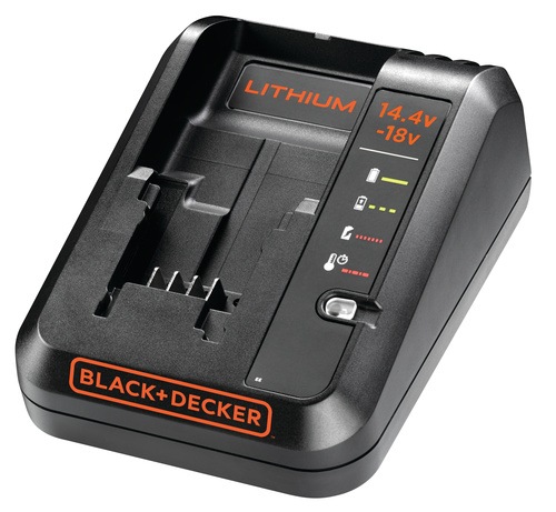 BLACK+DECKER - Chargeur de batteries  1 Ah  Pour batteries 18 V et 144 V - BDC1A