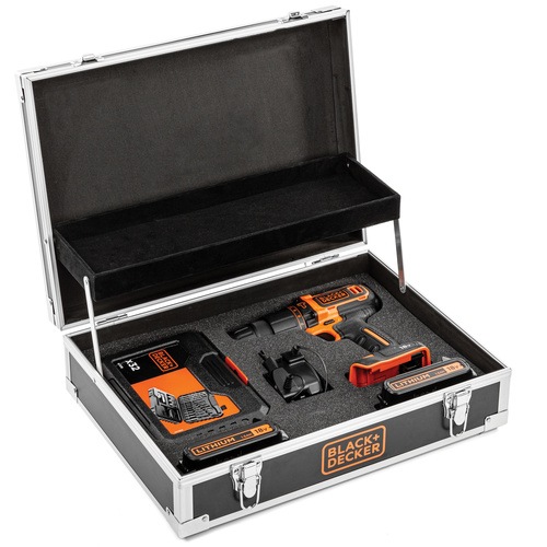 18V 2 Speed Hammer Drill with 2 x 1.5Ah 