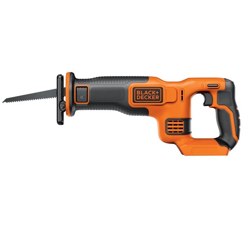 BLACK+DECKER - Scie sabre sans fil  18 V  sans batterie  Dbattement  22 mm  Lame de 15 cm  1 lame - BDCR18N