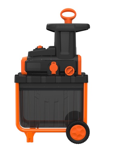 BLACK+DECKER - Broyeur de vgtaux filaire  2800 W  Capacit de broyage  45 mm  Bac collecteur de 45 L   Coupe et broyage par couteaux rotatifs - BEGAS5800
