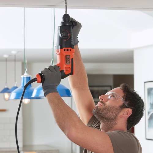BLACK+DECKER - 650W Corded SDSPLUS Hammer Drill - BEHS01