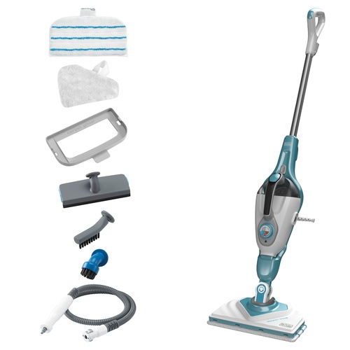 BLACK+DECKER - BALAI VAPEUR MULTIFONCTION 7 ACCESSOIRES  1600W - BHSM168U