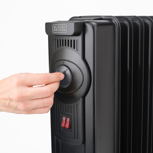 BLACK+DECKER - Radiateur  huile 1500W - BXRA1500E