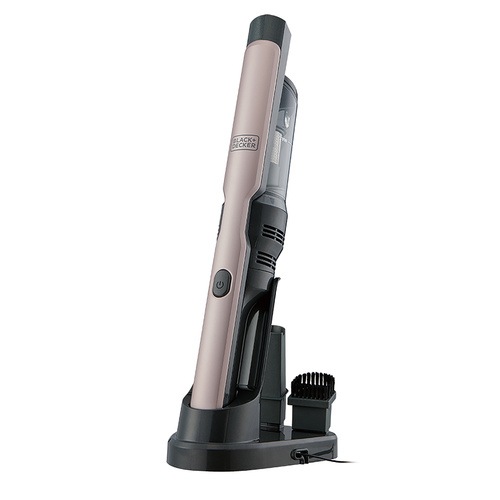 BLACK+DECKER - Aspirateur  main PHANTOM 12V  Moteur Brushless  2 Vitesses  Jusqu 35 AirWatts  Autonomie 24 min  Fourni avec Base de Charge - DVC320BRG