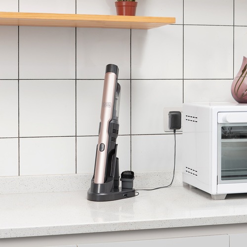 BLACK+DECKER - Aspirateur  main PHANTOM 12V  Moteur Brushless  2 Vitesses  Jusqu 35 AirWatts  Autonomie 24 min  Fourni avec Base de Charge - DVC320BRG