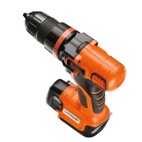 Perceuse Visseuse 10 8v Lithium 10 Accessoires Et Coffret Egbl108ka10 Black Decker