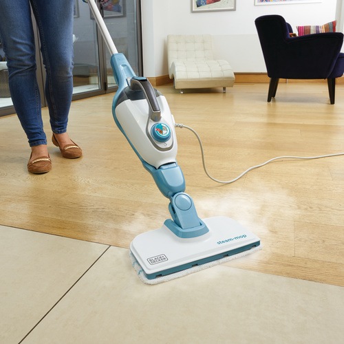 Balai vapeur avec nettoyeur à main Gant SteaMitt™ filaire BLACK+DECKER FSMH1351SM QS Balai Vapeur avec Nettoyeur à