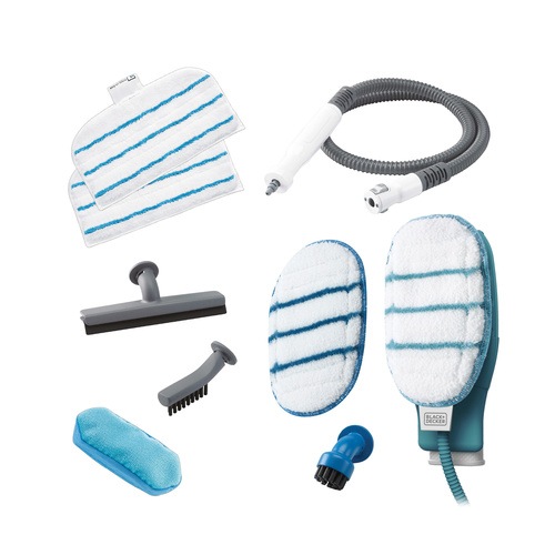 Balai vapeur avec nettoyeur à main Gant SteaMitt™ filaire BLACK+DECKER FSMH1351SM QS Balai Vapeur avec Nettoyeur à
