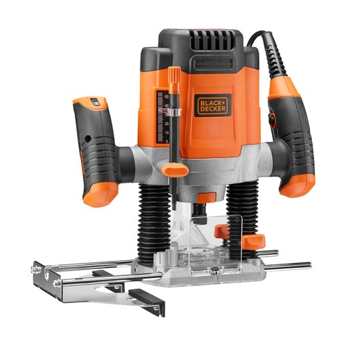 BLACK+DECKER - Defonceuse 1200W  7 accessoires - KW1200E