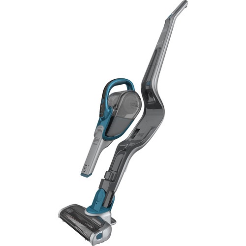 Aspirateur balai SMART TECH™ 18V gris anthracite Black + Decker Aspirateur balai 2 en 1 18V Lithium Gris