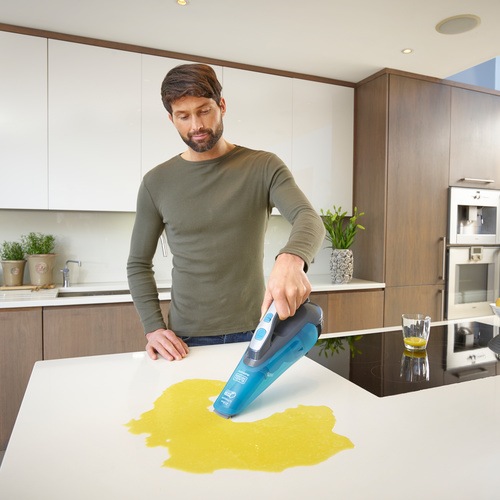 BLACK+DECKER - Aspirateur  main sans fil spcial poussires  liquides DUSTBUSTER  108V  Autonomie  12 min  500ml  Chargeur par prise Jack - WDA320J