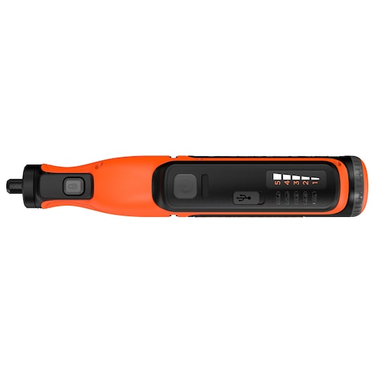 Outil de précision 7,2V 1,5 Ah - Polir, coupeur, meuler, graver, creuser, poncer…, 5 vitesses, 3500 à 29500 trs/min, LED - 1 coffret, 53 accessoires, 1 câble de charge - BLACK+DECKER, BCRT8IK-XJ