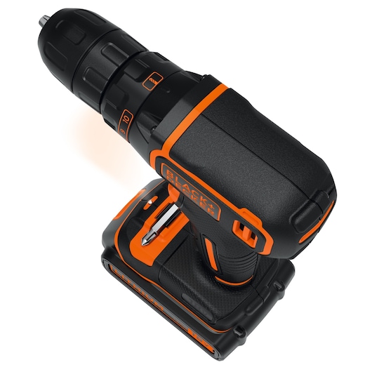Perceuse visseuse sans fil - 18V - 1,5 Ah - 2 batteries - Chargeur inclus - Livrée en coffret