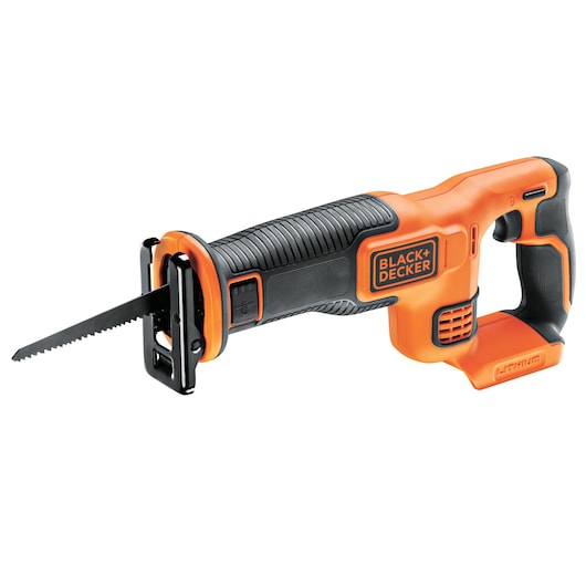 Scie sabre 18V - 3000 trs/min, course 22mm, changement de lame sans outil - 1 lame 140mm - Sans batterie ni chargeur - BLACK+DECKER, BDCR18N-XJ