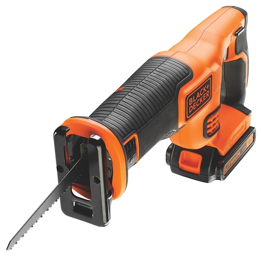Scie sabre sans fil - 18 V - 1,5 Ah - Débattement : 22 mm - Lame de 15 cm - 1 batterie - 1 lame