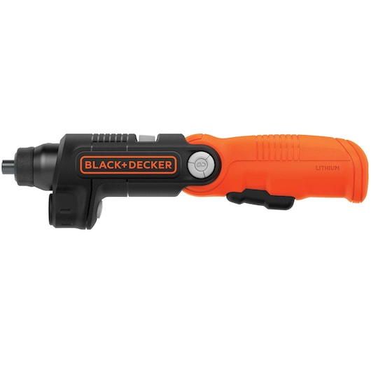 Tournevis 3,6V - Bras articulé, réaliser les petits travaux de vissage, LED 35 lumens - 2 embouts de vissage - BLACK+DECKER,  BDCSFL20C-QW