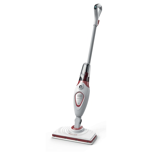 Balai vapeur - 1600 W - 3 accessoires - 99,9% des bactéries et germes tués sans produit chimique - Temps de chauffe : 20 s - 350 ml  - BLACK+DECKER, BDS1616R-QS
