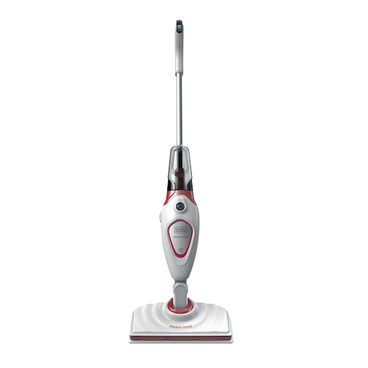 Balai vapeur - 1600 W - 3 accessoires - 99,9% des bactéries et germes tués sans produit chimique - Temps de chauffe : 20 s - 350 ml  - BLACK+DECKER, BDS1616R-QS