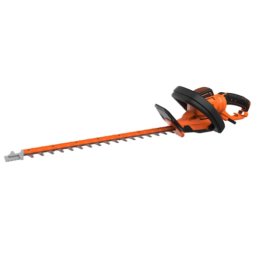 Taille-haies 60 cm 650W - Lame asymétrique, poignée pivotante, seconde poignée mobile, écartement 25 mm, butée de protection, garde translucide - BLACK+DECKER, BEHTS551-QS