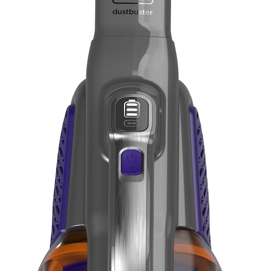 Aspirateur à main sans fil - 40 air watts - 18 V - 2 Ah - Capacité du bol : 500 ml - Base de charge - Turbo-brosse pour les poils d'animaux et prolongateur intégré