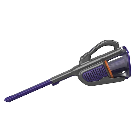 Aspirateur à main sans fil - 40 air watts - 18 V - 2 Ah - Capacité du bol : 500 ml - Base de charge - Turbo-brosse pour les poils d'animaux et prolongateur intégré