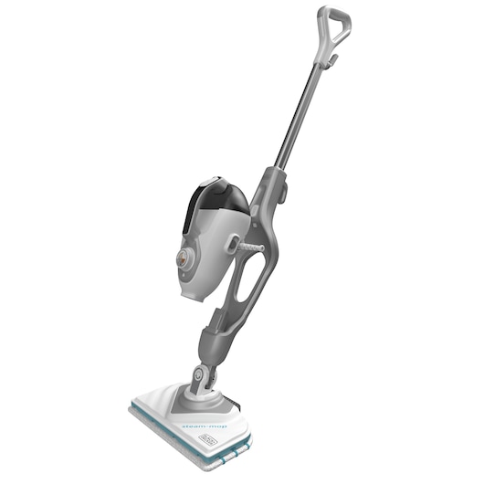 Balai vapeur multifonction avec nettoyeur à main et gant STEAMITT - 1600W - 15 accessoires - 99,9% des bactéries et germes tués sans produit chimique - temps de chauffe: 13,87 s - 500 ml - BLACK+DECKER, BHSM1615DSG-QS