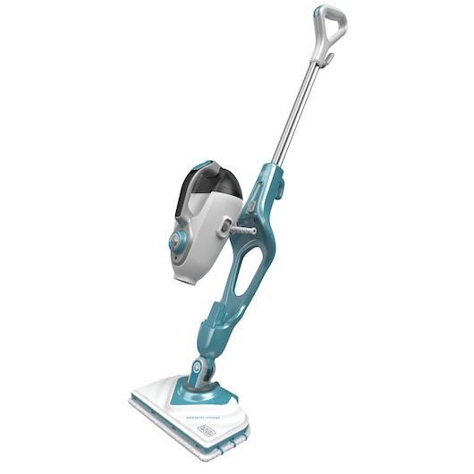 Balai vapeur multifonction avec nettoyeur à main et gant STEAMITT - 1600W - 12 accessoires - 99,9% des bactéries et germes tués sans produit chimique - temps de chauffe: 13,87 s - 500 ml - BLACK+DECKER, BHSM168DSM-QS
