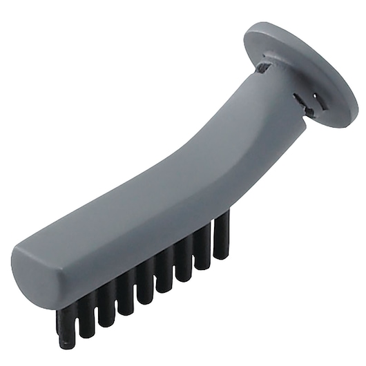 BLACKDECKER BHSM168D gray steam mop accessory brush photographed on white background.