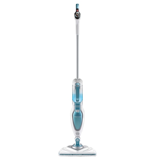 Balai vapeur avec tête delta - 1600W - 5 accessoires - 99,9% des bactéries et germes tués sans produit chimique -  Temps de chauffe: 15 s - 460 ml - BLACK+DECKER, FSM1640-QS