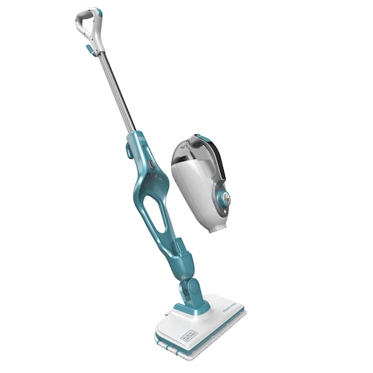 Balai vapeur avec nettoyeur à main Gant SteaMitt™ filaire - 1300W - Réservoir : 500 ml - Temps de chauffe : 15 s - Longueur du câble : 6 m - 10 accessoires Gant détachable