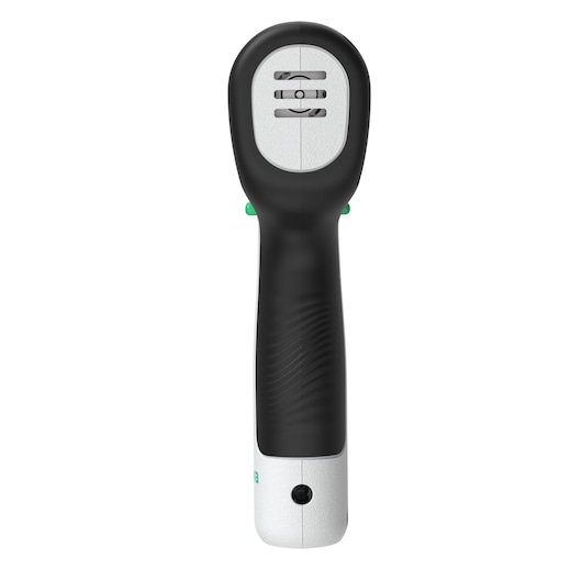 BLACKDECKER REVDD12C cordless drill front view with black textured handle and silver accent.